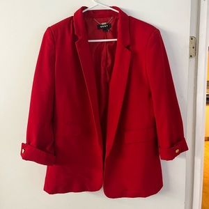 Cherry Red DKNY blazer, great condition. Very stylish